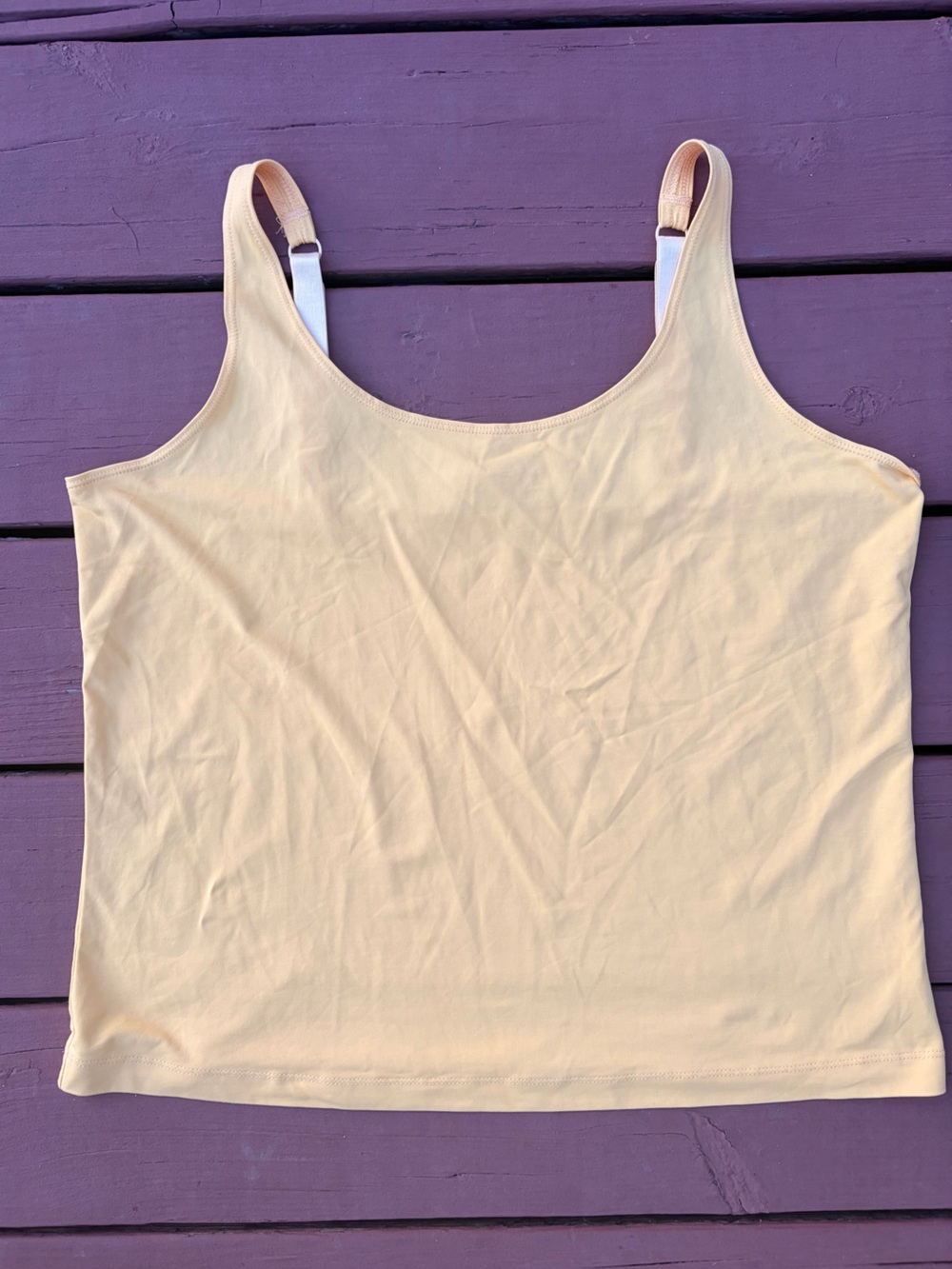 Chico's Soft Pale Yellow Tank Top